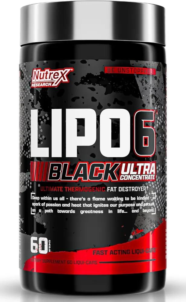 Lipo 6 Black Ultra Concentrado 60 Tabletas (rojo)