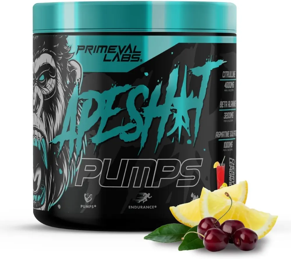 Pre entreno Apeshit para hombres y mujeres | Sin cafeína 40 Servicios