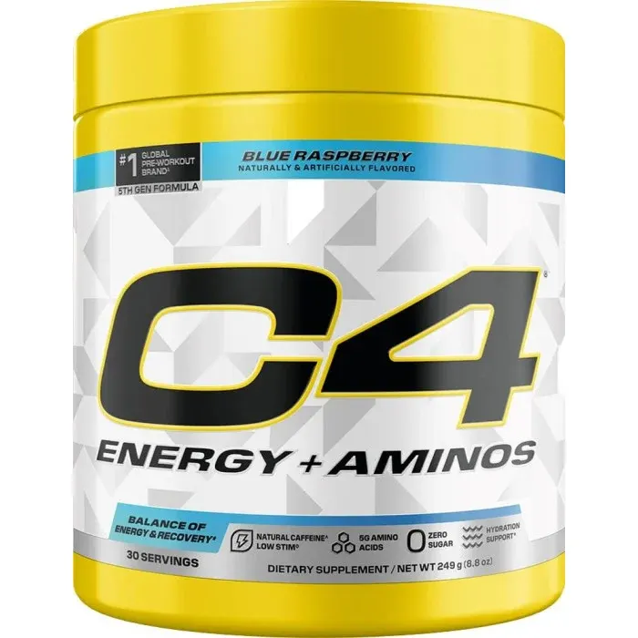(𝟑 𝐞𝐧 𝟏) Pre entreno Cellucor C4 Energy + Aminos 30 Servicios