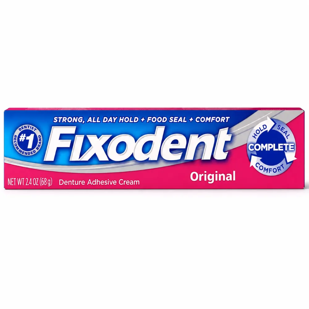 Fixodent Pegamento Dental Ultra Fuerte 68g