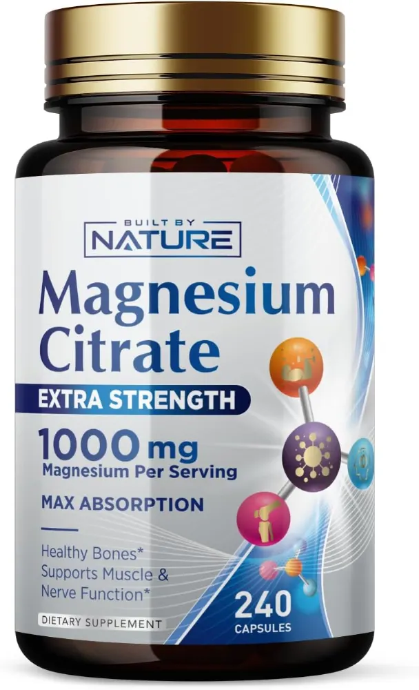 Citrato de Magnesio de 240 Tabletas de 1000mg